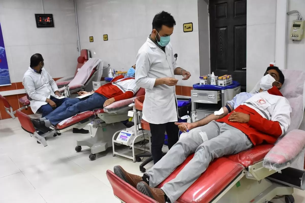 اهدا 1818 واحد خون توسط داوطلبان جمعیت هلال احمر سیستان و بلوچستان