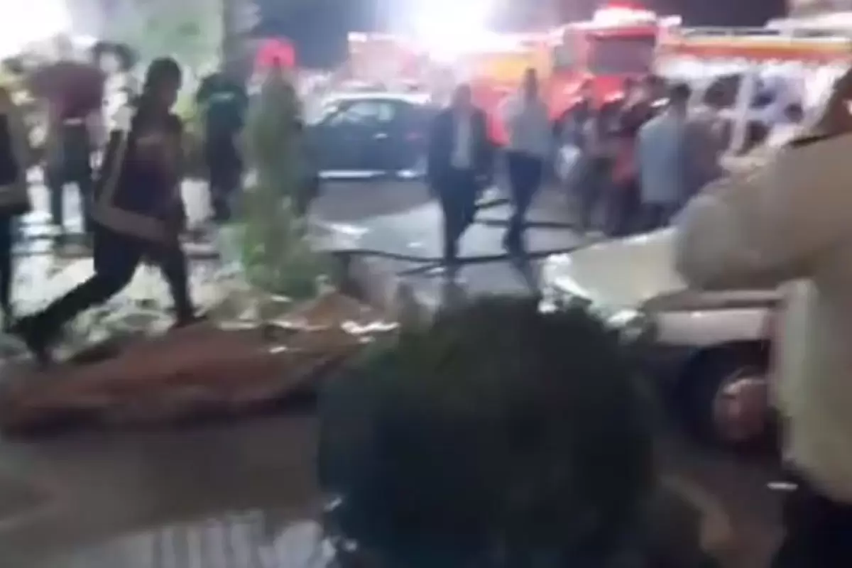 (ویدئو) انفجار در یک سفره‌خانه در شهریار ۸ قربانی گرفت
