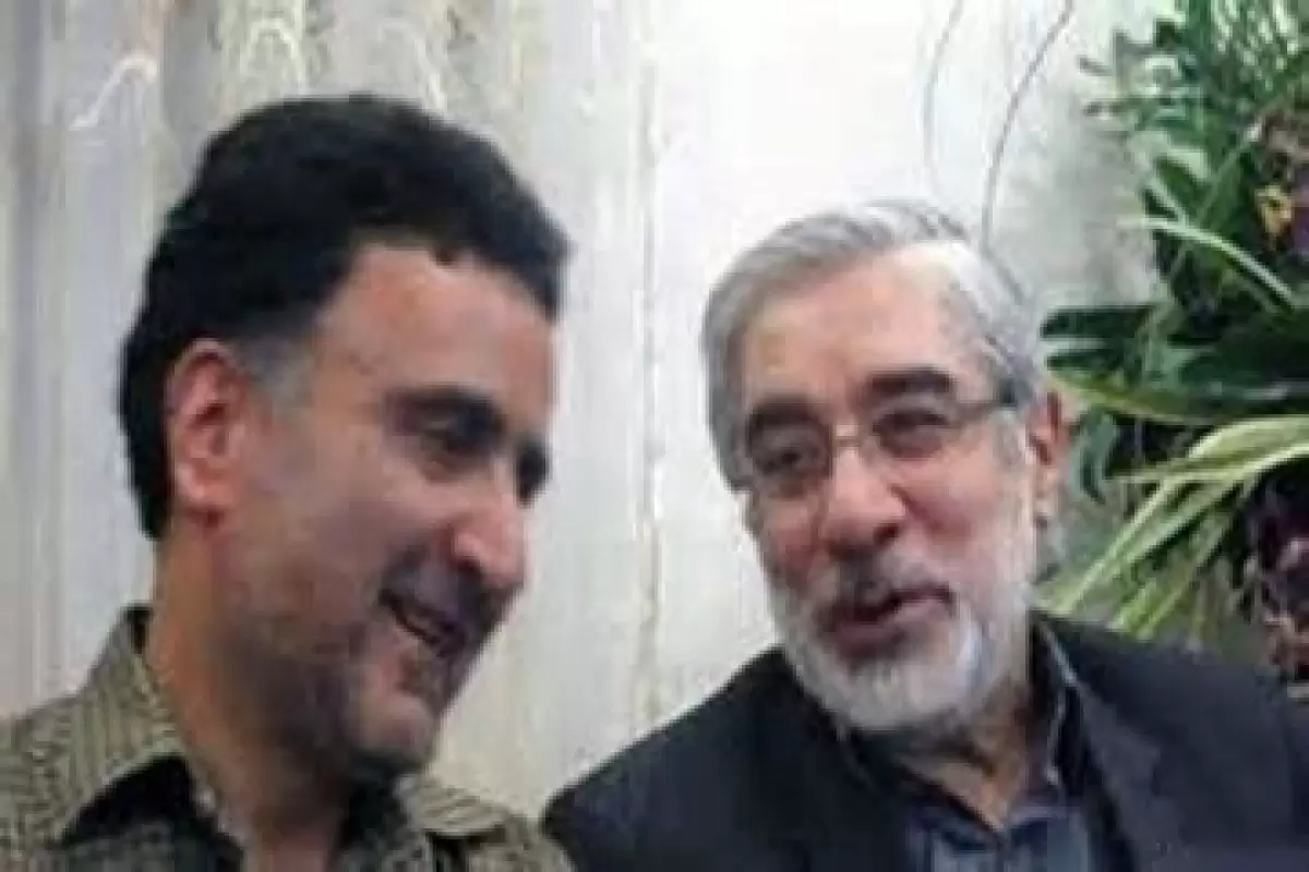 تماس تلفنی میرحسین موسوی و زهرا رهنورد  با همسر تاج‌زاده