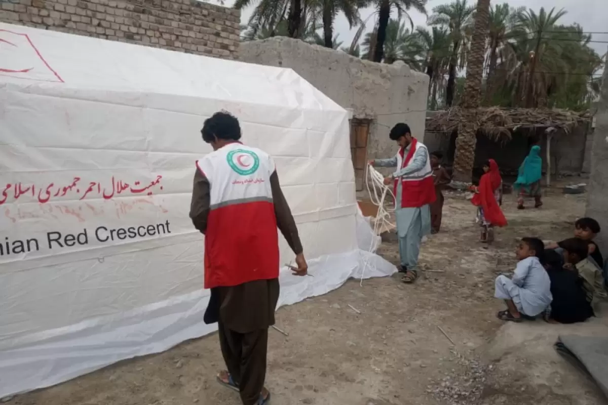 امدادرسانی به 729آسیب دیده از سیل و آبگرفتگی توسط جمعیت هلال احمرسیستان و بلوچستان