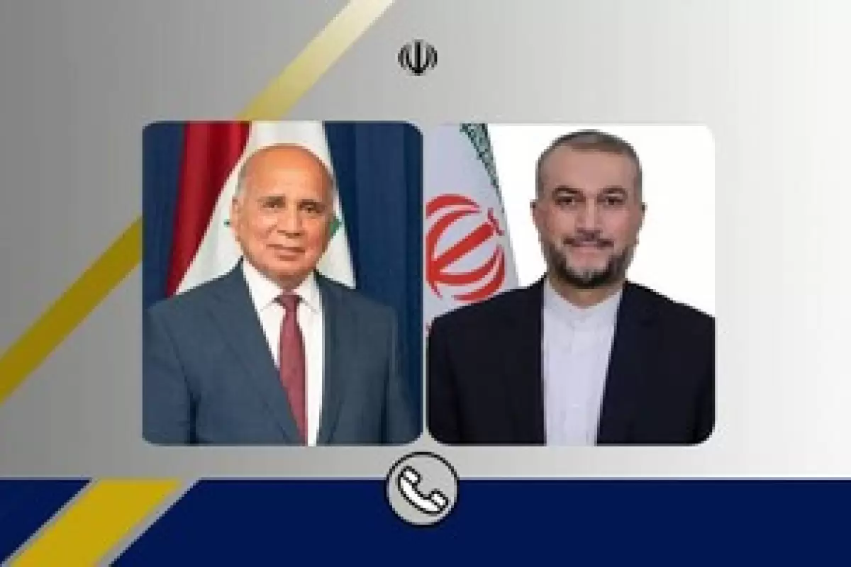 تماس تلفنی وزیر خارجه ایران و عراق درباره گفتگوهای عربستان