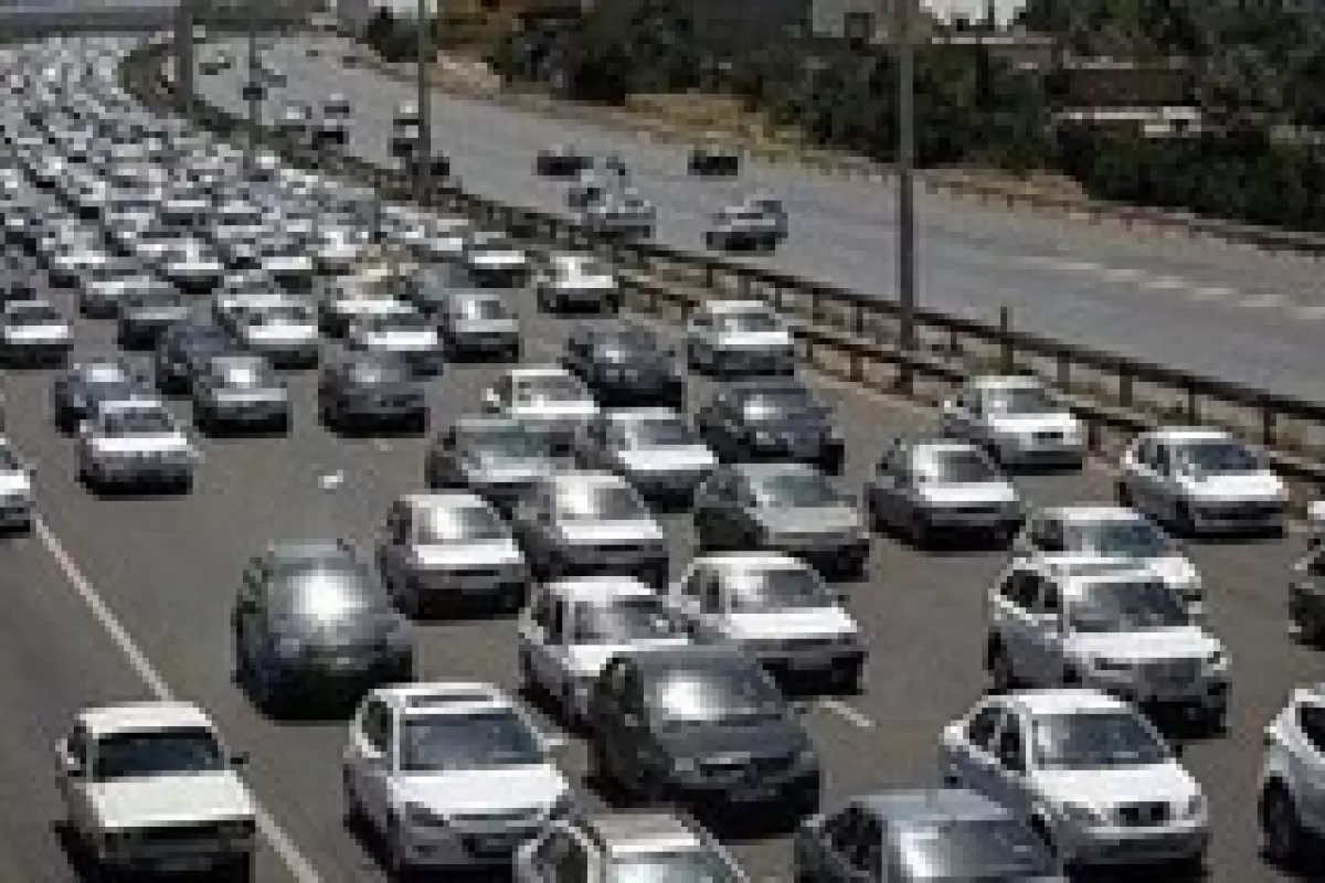 ترافیک در تهران/ محورهای بزرگراهی دارای بیشترین حجم ترافیک