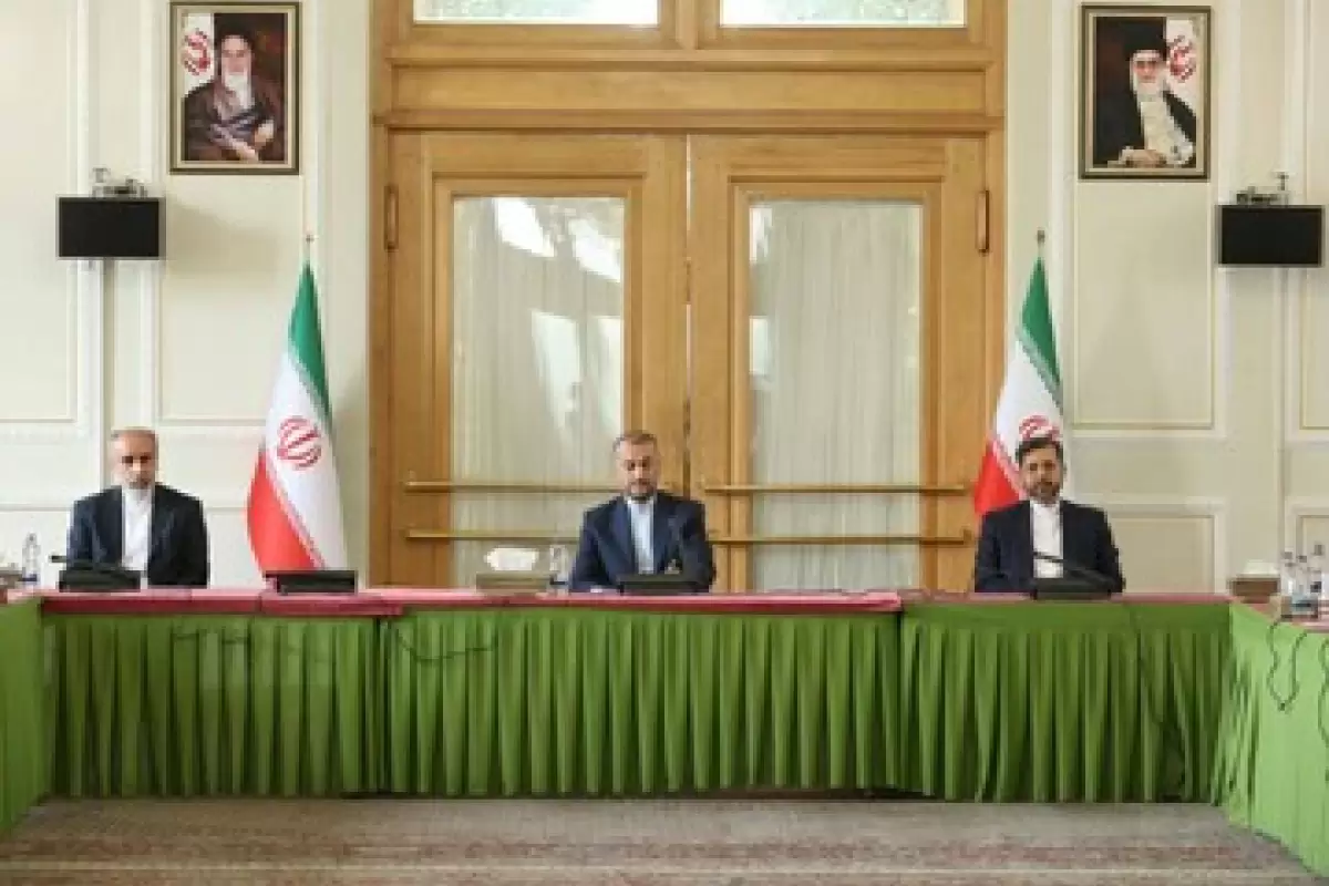 برگزاری مراسم معرفی سخنگوی جدید وزارت خارجه و تقدیر از خطیب‌زاده