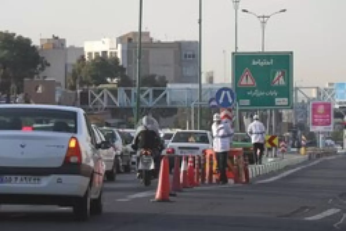 ترافیک سنگین در معابر پایتخت/ اجرای طرح جناغی در بزرگراه‌ها