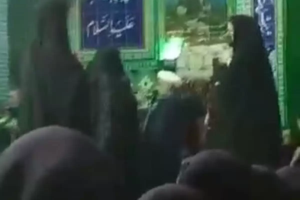 پایان اعتراض خانم‌های محجبه یزدی با عذرخواهی روحانی سخنران یک حسینیه
