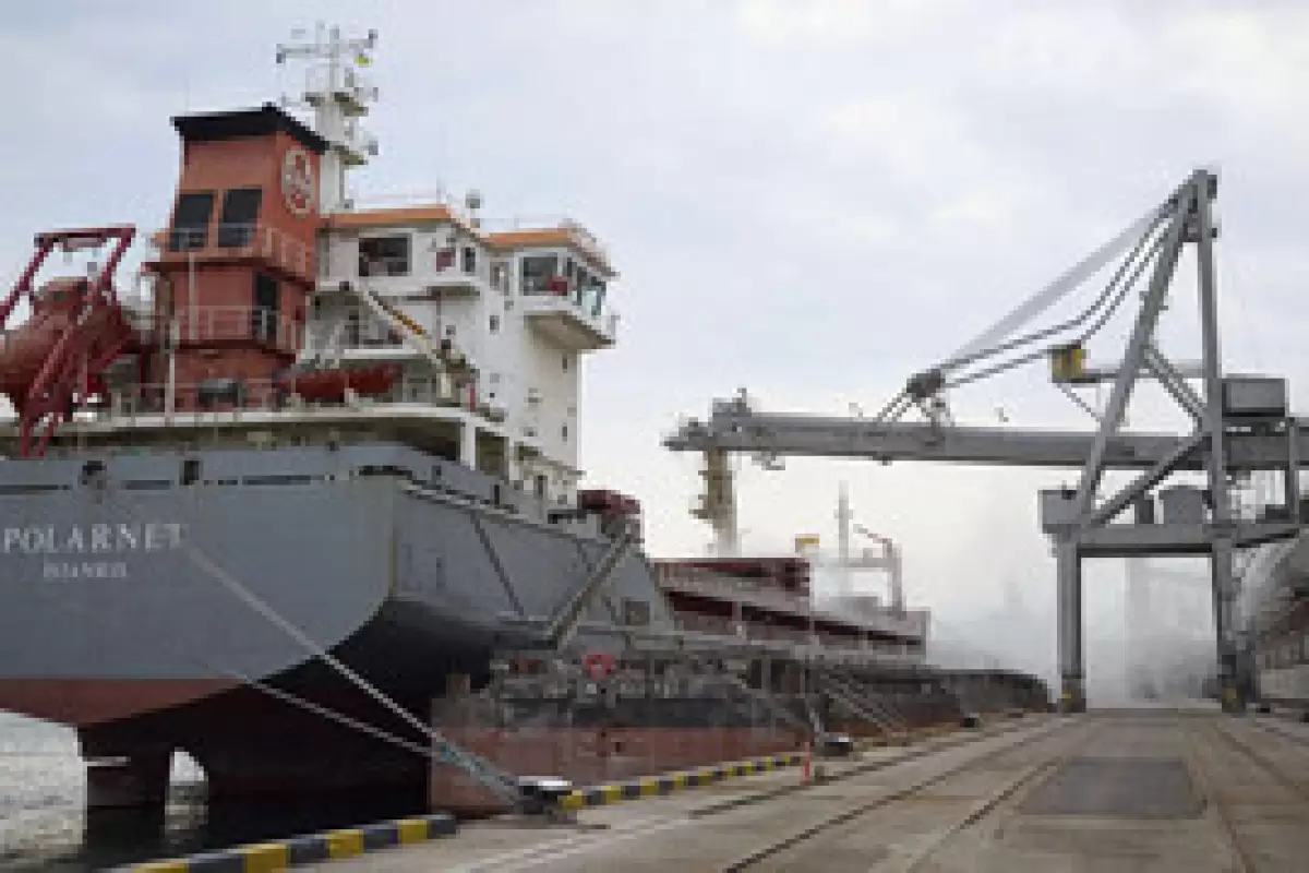 نخستین کشتی غلات اوکراین بندر اودسا را ترک کرد