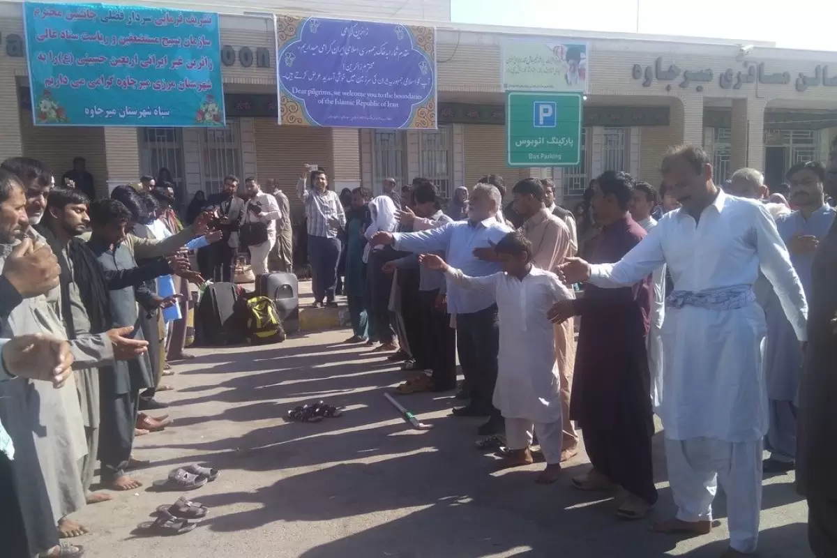 بدرقه زائران غیر ایرانی در دو قرارگاه مرزی سیستان و بلوچستان