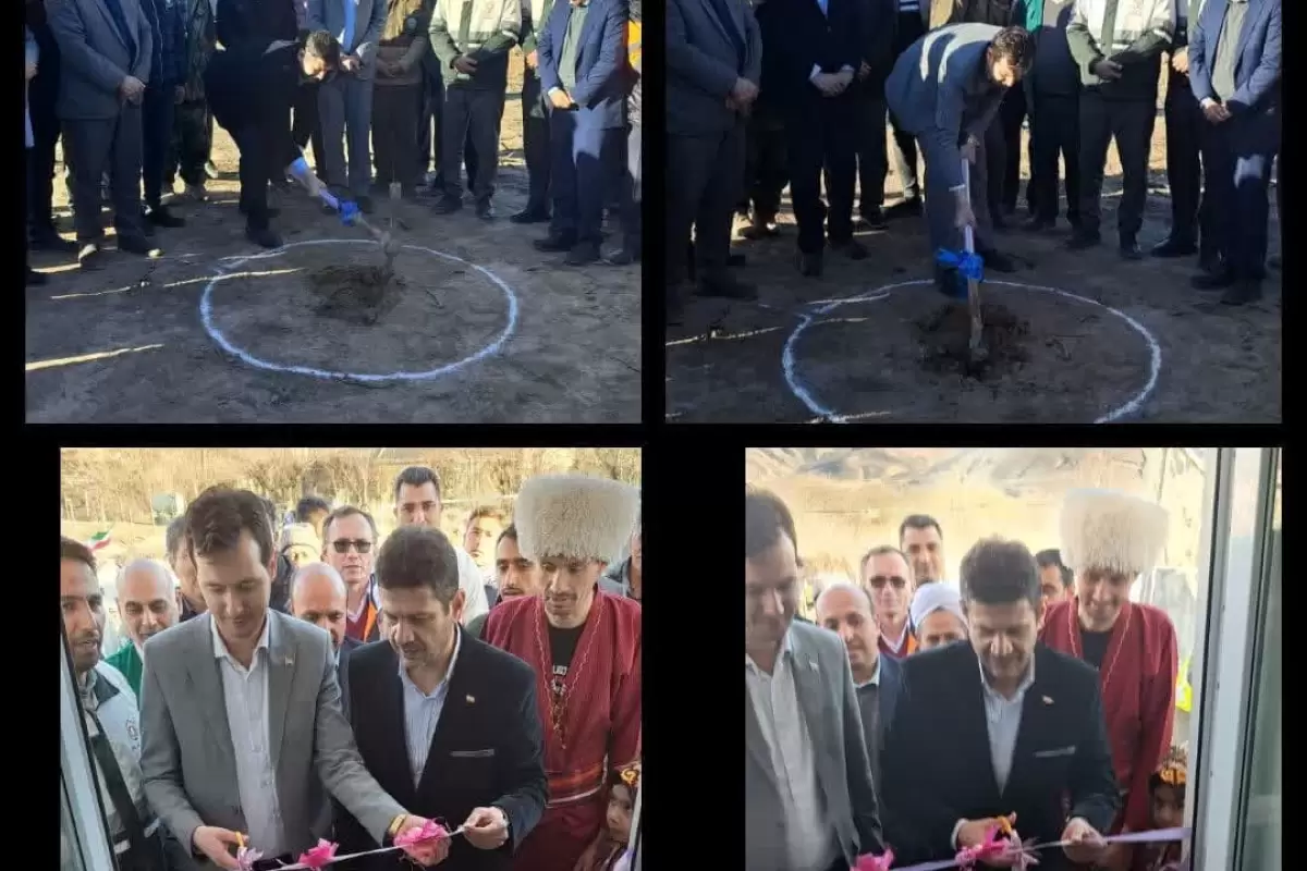 مراسم افتتاح و آغاز عملیات اجرایی ۳۱۰ واحد مسکونی بنیاد مسکن در شهرستان مراوه تپه 