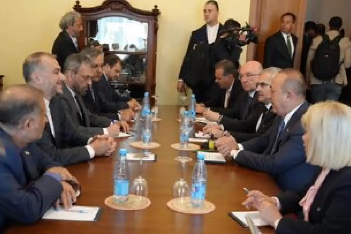 دیدار وزیران خارجه ایران و ترکیه در مسکو
