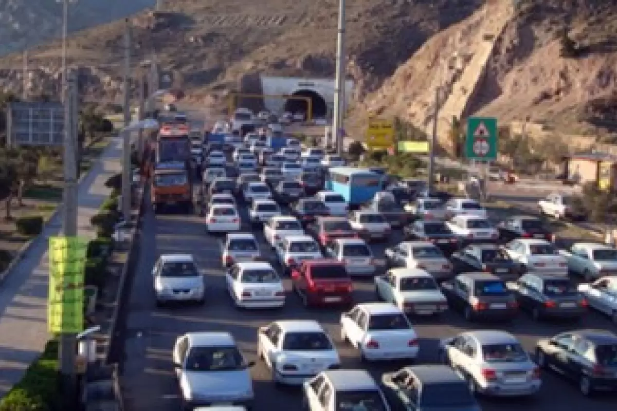 ترافیک سنگین در خروجی های شرقی تهران