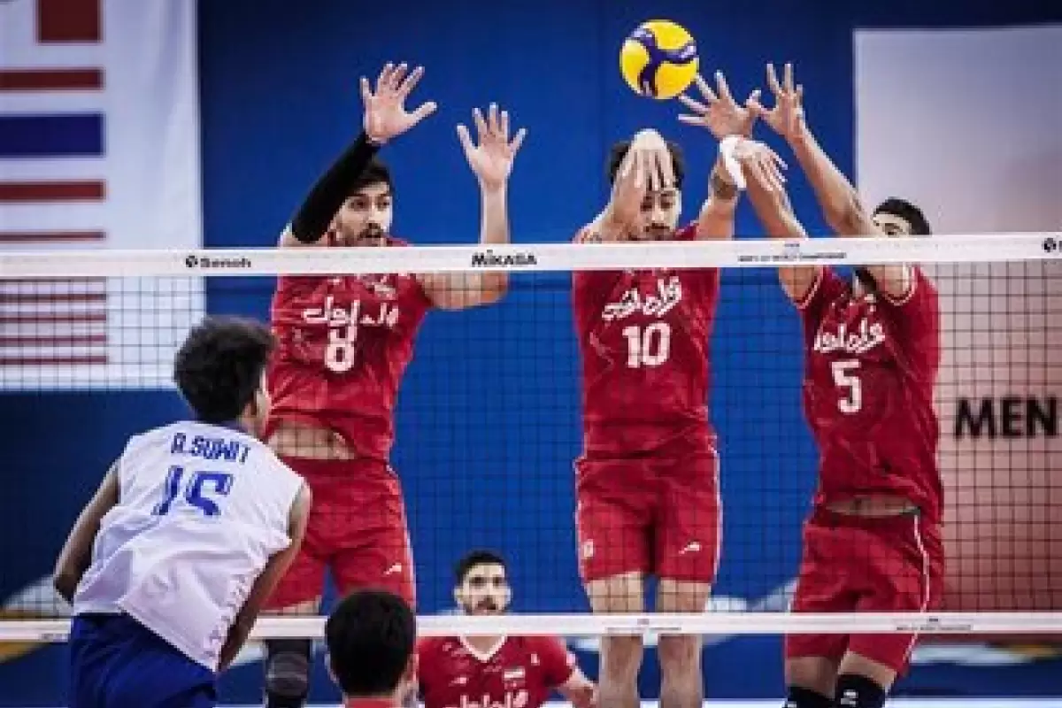 جوانان والیبال ایران بر قله جهان
