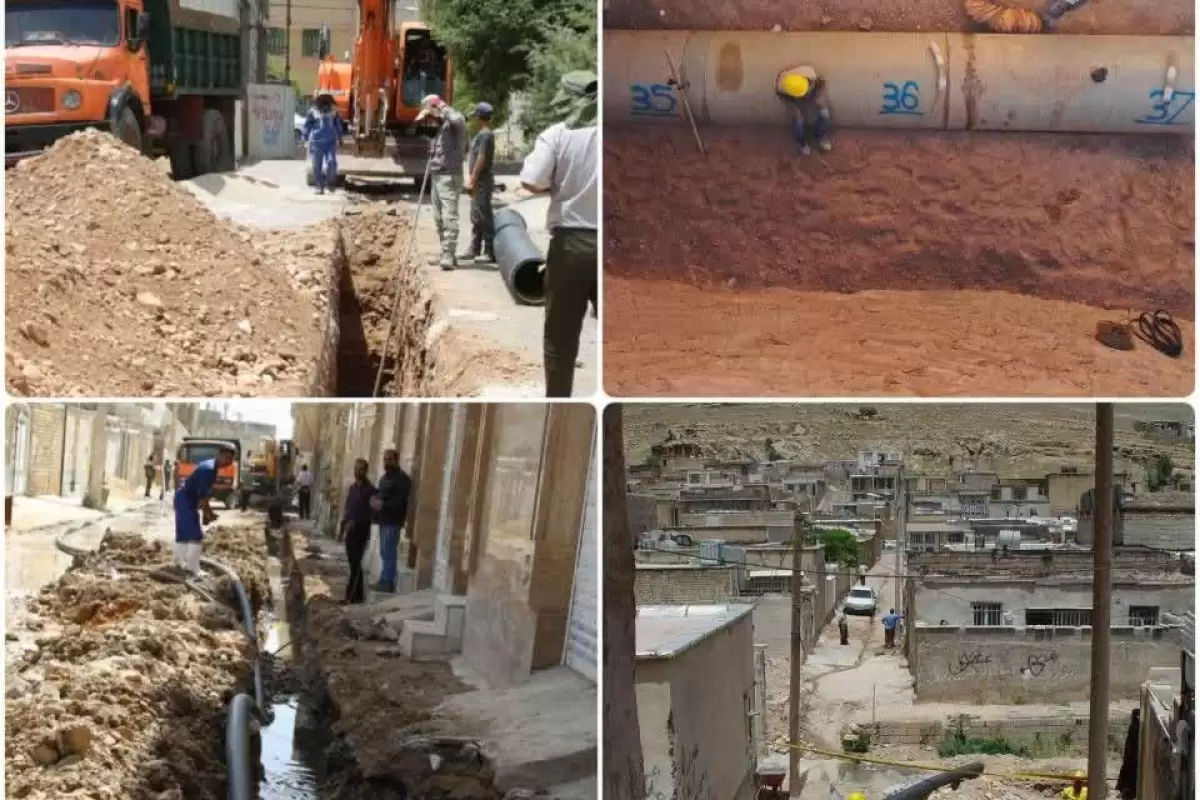 اصلاح بیش از 21 کیلومتر اصلاح و توسعه شبکه آب شهری و روستایی در شیراز