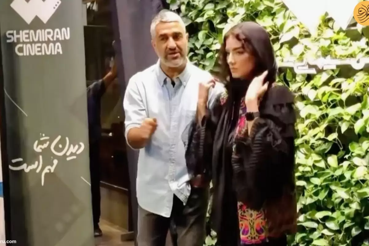 (ویدئو) پژمان جمشیدی و پرديس پورعابدینی در اکران فیلم بی مادر
