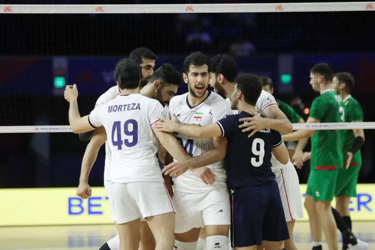 پیروزی مقتدرانه تیم ملی والیبال ایران برابر هنگ کنگ در ست اول