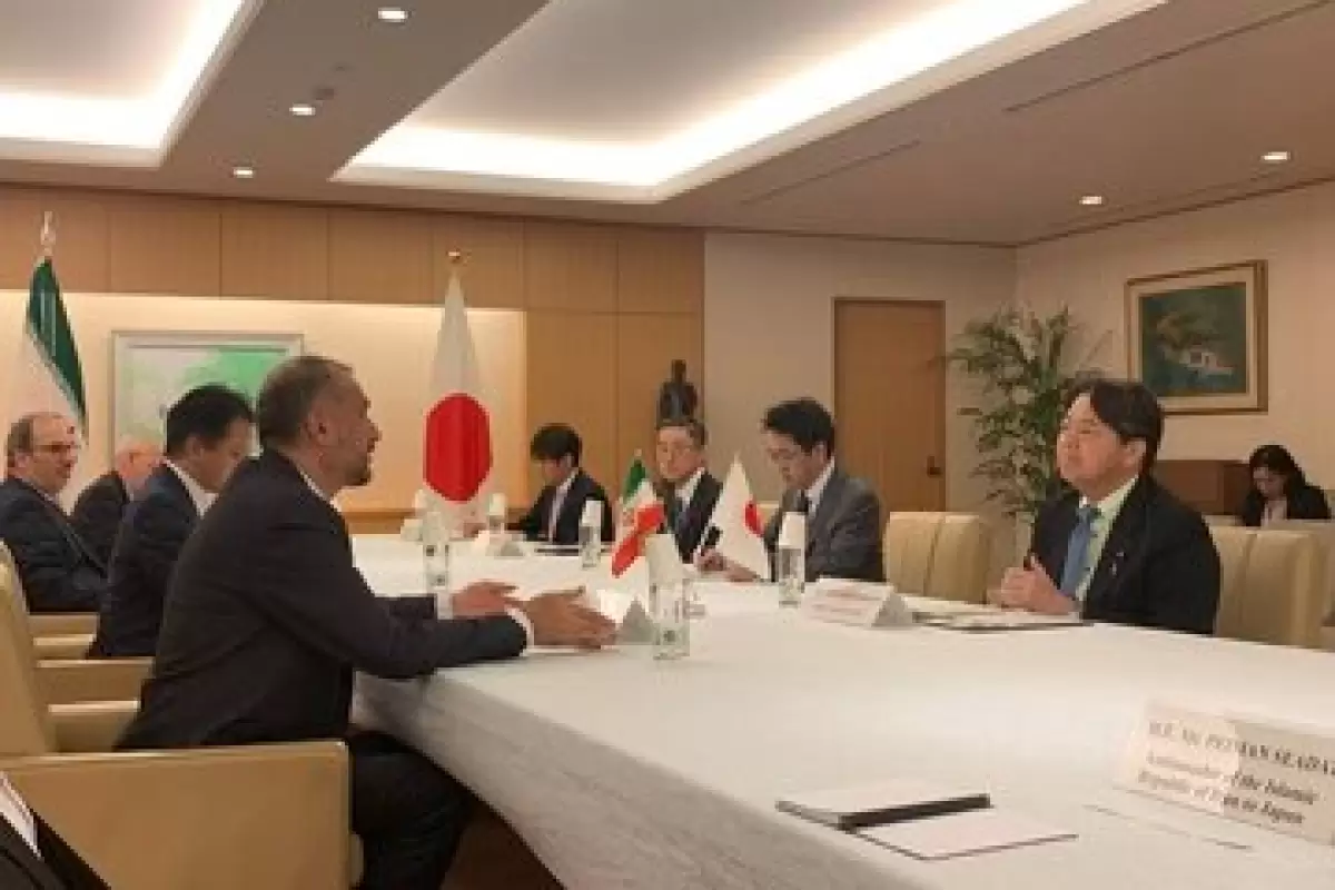 رایزنی وزیران امور خارجه ایران و ژاپن در توکیو