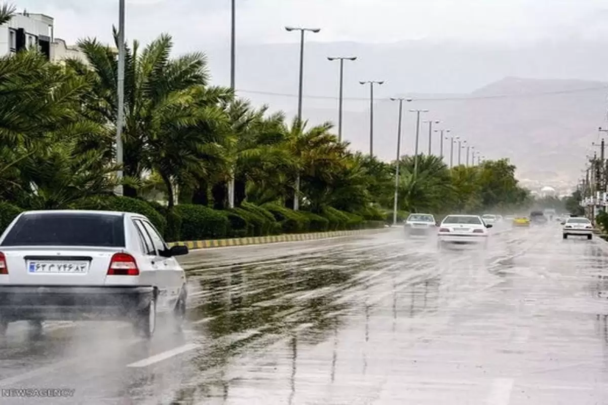 بارش باران در برخی مناطق کشور طی روز جاری