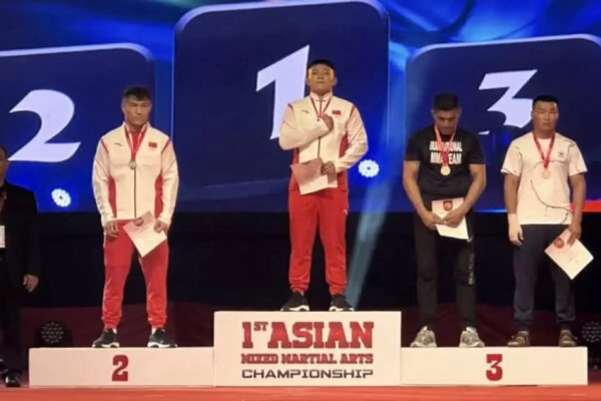 کسب اولین مدال تاریخی MMA در مسابقات قهرمانی آسیا
