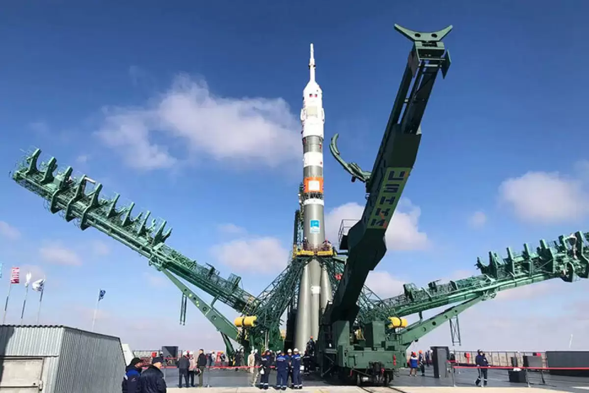 ببینید | سایوز روسی به فضا پرتاب شد