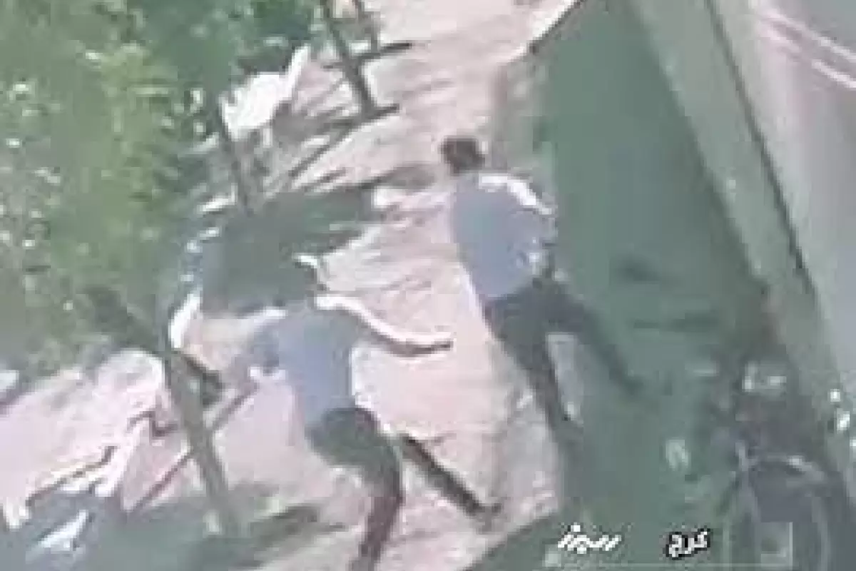 حمله ور شدن یک فرد به مردم با سلاح سرد در کرج/ ویدئو