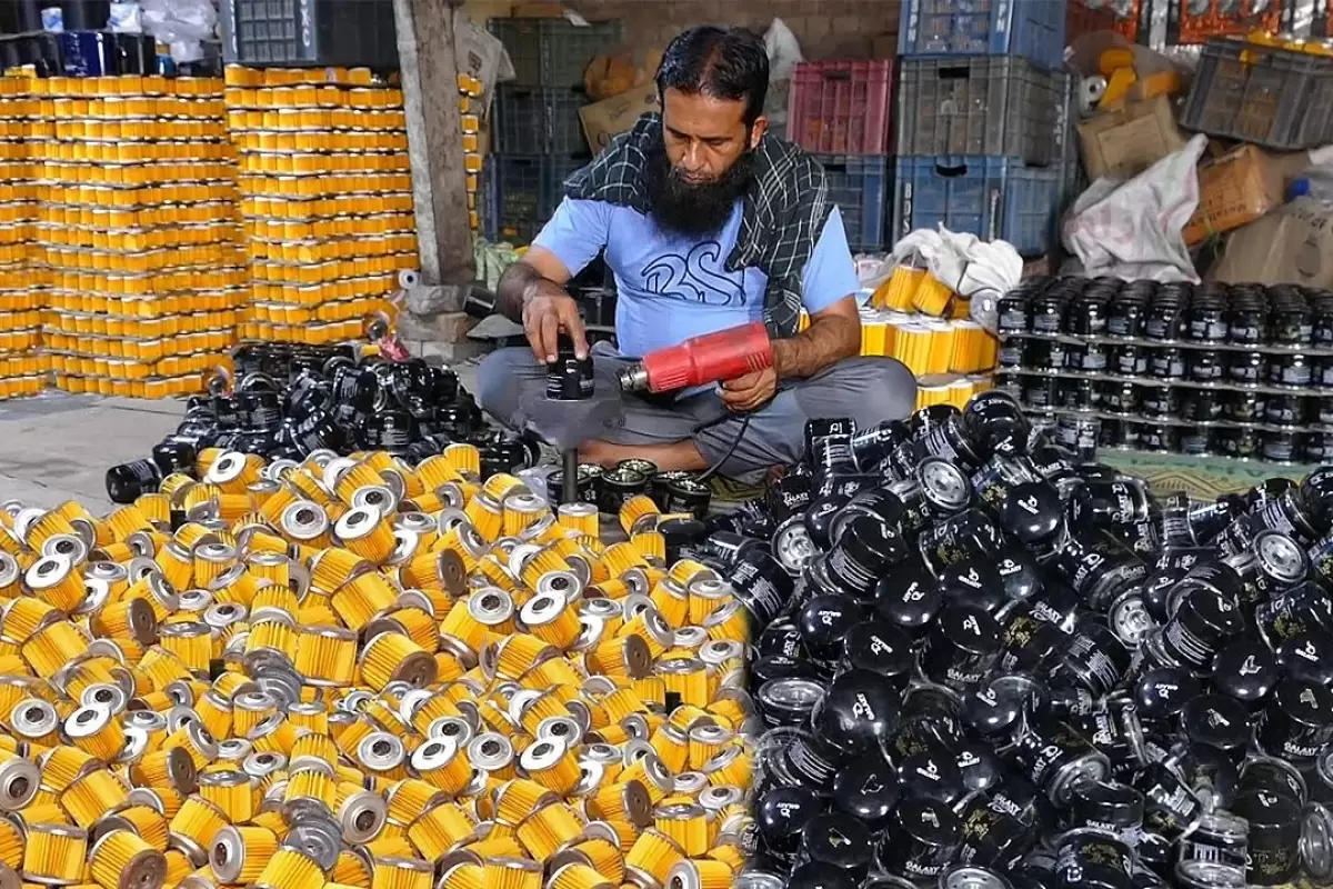 فیلتر روغن خودرو چگونه در پاکستان تولید می شود؟