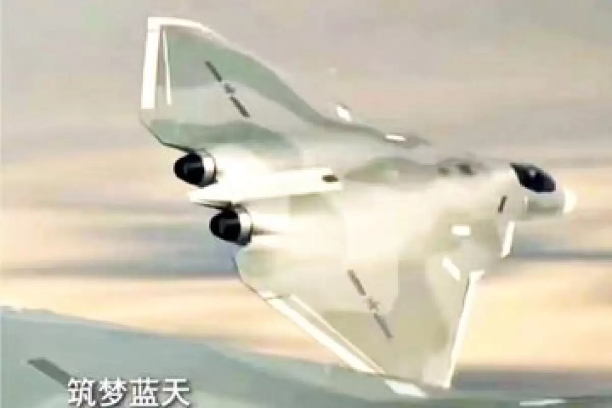 ( عکس) رونمایی از طرح استثنایی جنگنده نسل ششم چین