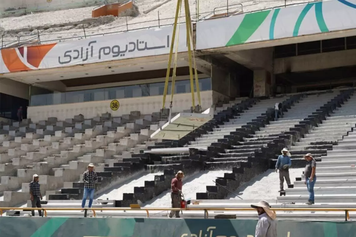 ببینید | آخرین وضعیت سکوهای ورزشگاه آزادی پیش از بازی پرسپولیس و النصر