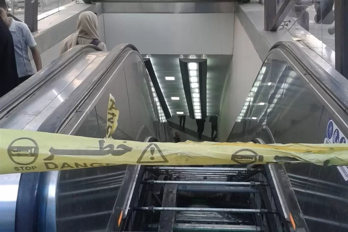 ماجرای حادثه دوباره پله برقی مترو؛ این‌بار ارم سبز