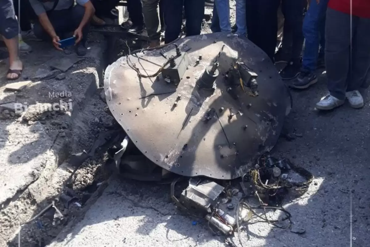 ببینید | ویدیوی جدید از لحظه شلیک و انفجار پهپاد دست‌ساز در آسمان گرگان