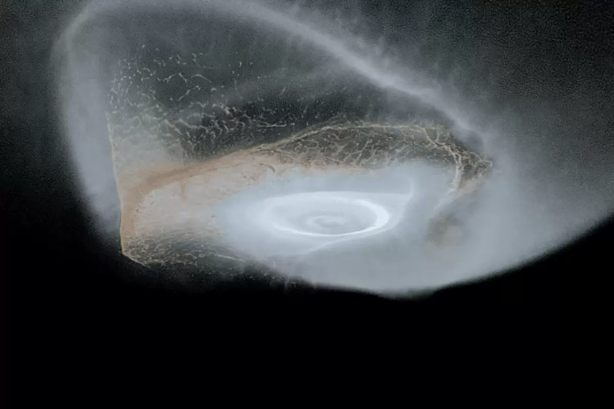 حلقه‌های زحل ممکن است از برخورد دو قمر به‌ وجود آمده باشند