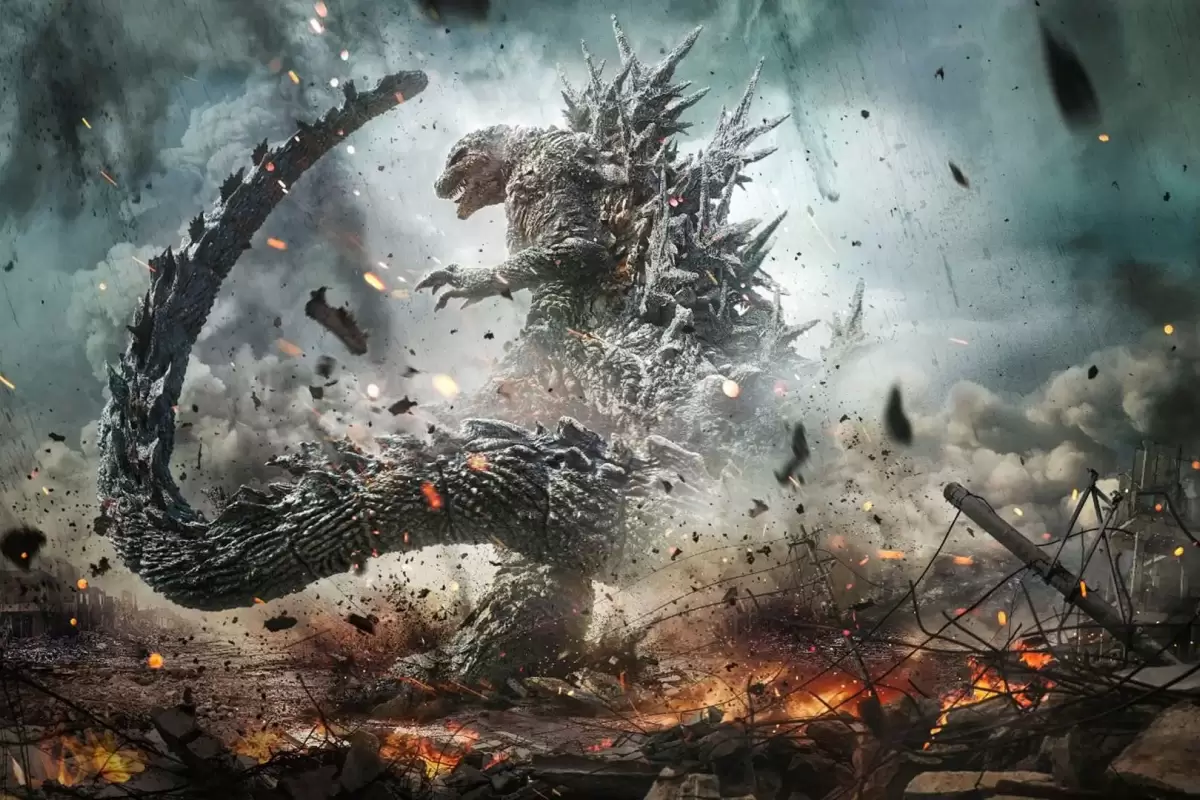 گودزیلا در حال استفاده از نفس اتمی مرگبارش در تصویر جدید فیلم Godzilla Minus One