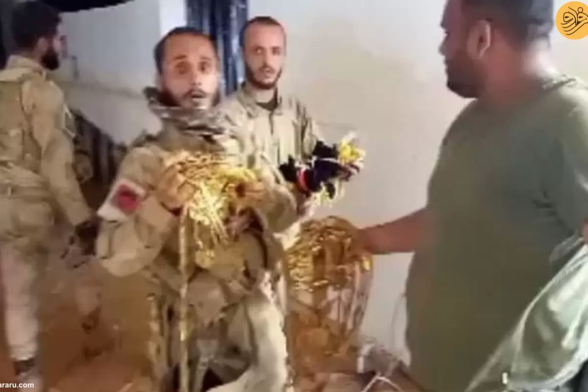 (ویدئو) کشف مقدار زیادی طلا در بین آوار‌های سیل لیبی