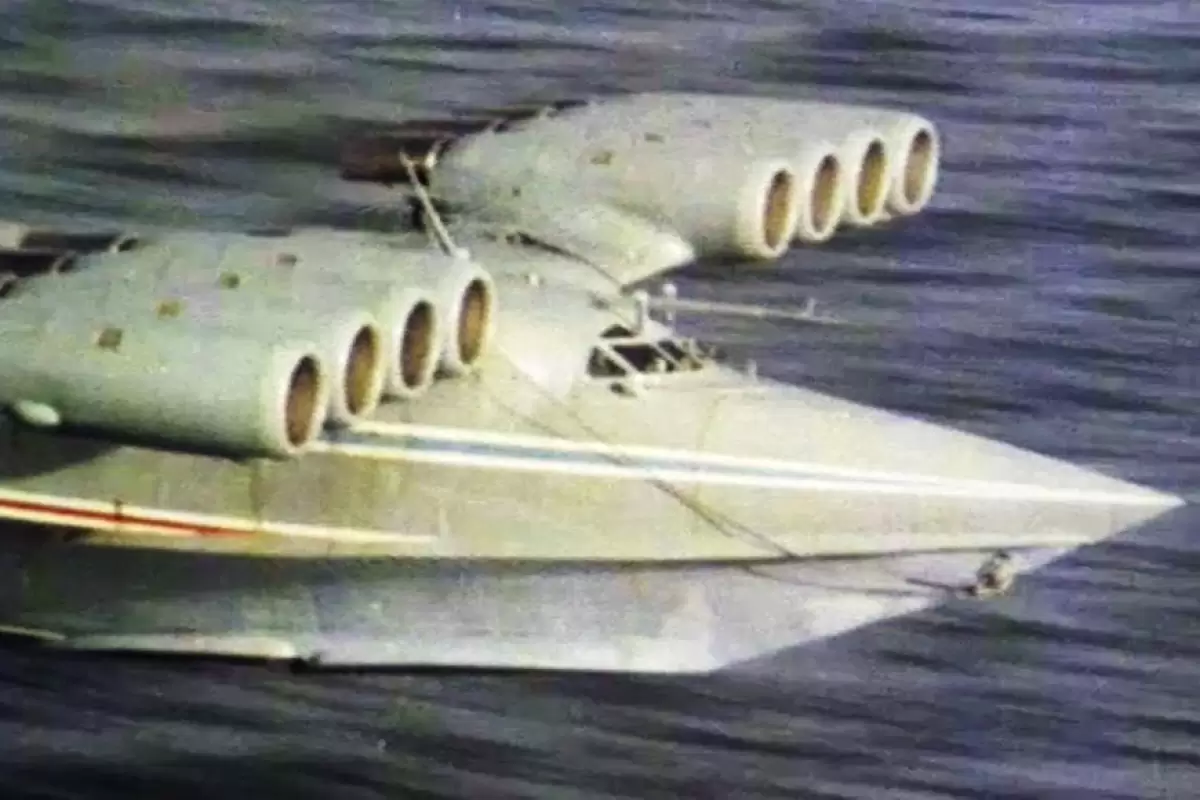 (ویدئو) هیولای دریای خزر؛ عجیب ترین هواپیمایی که بشر ساخت!