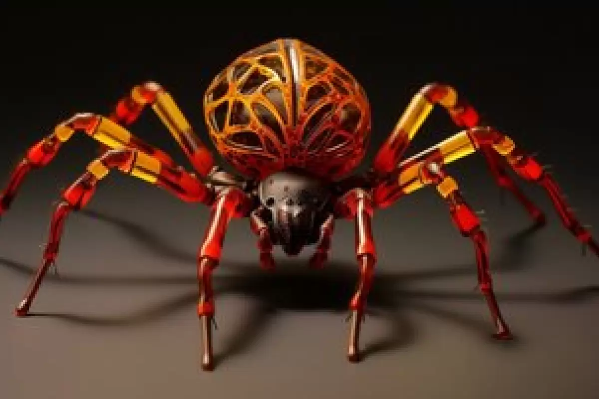 ( عکس) پیوند عجیب عنکبوت و کرم ابریشم در چین