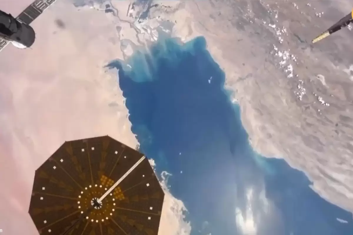 خلیج فارس از نگاه فضانوردان ساکن ایستگاه فضایی بین‌المللی/ ویدئو
