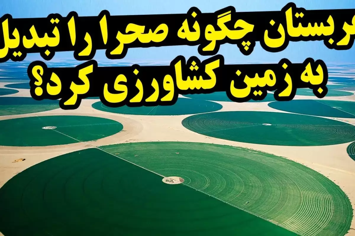 (ویدئو) عربستان چگونه صحرا را به زمین کشاورزی تبدیل کرد؟