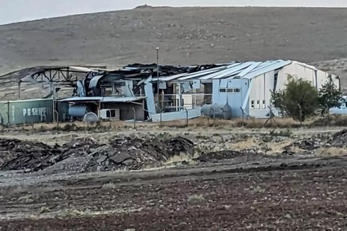 (ویدئو) حمله پهپادی ترکیه به فرودگاه سلیمانیه عراق