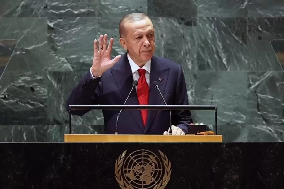 اردوغان در سازمان ملل بساط کاسبی راه انداخت!