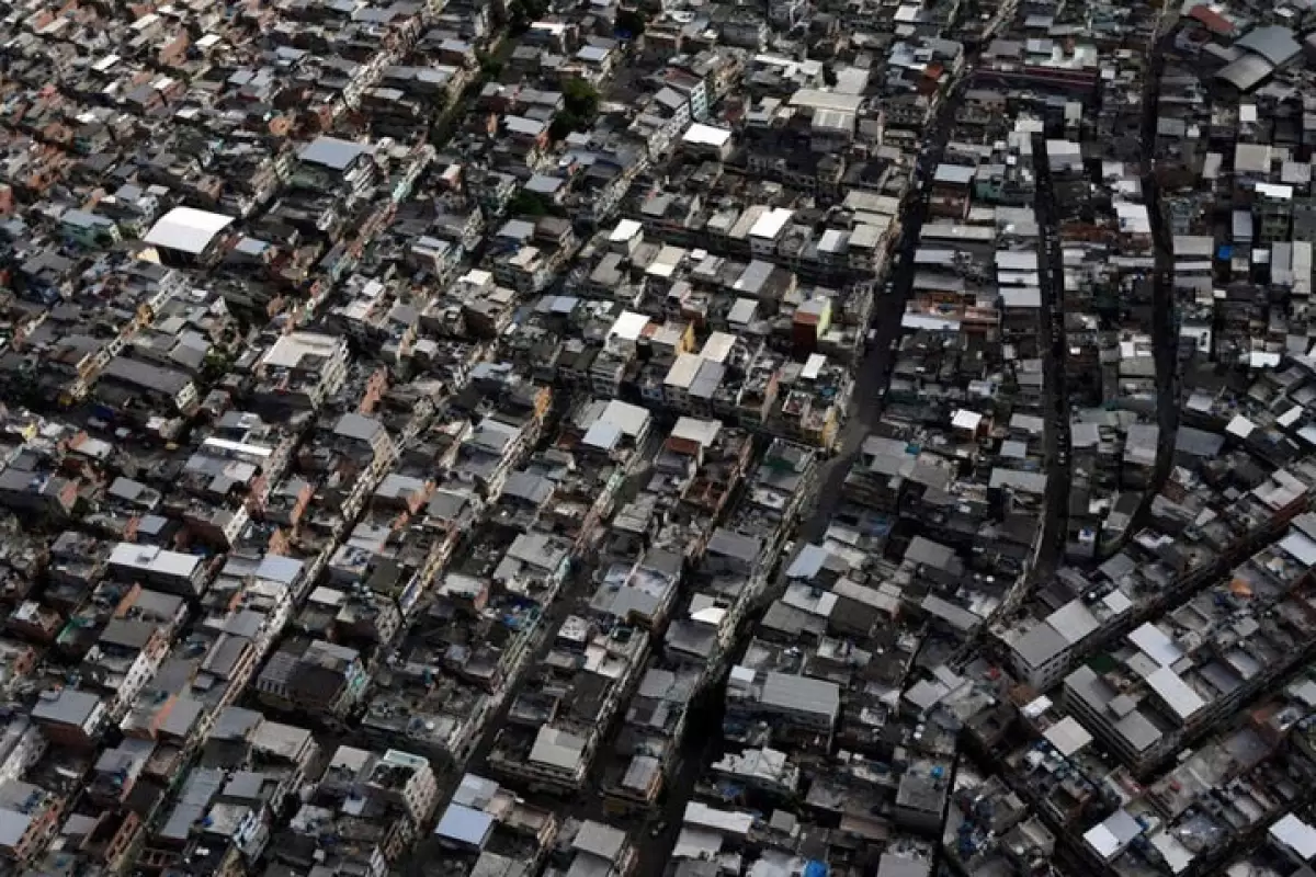 ببینید | تصویر هوایی از حاشیه شهر ریودوژانیرو برزیل
