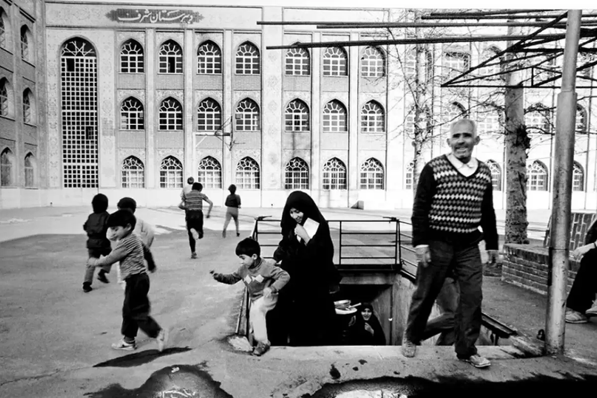 عکسی از یک پناهگاه جنگی در تهران برای فرار از حملات موشکی