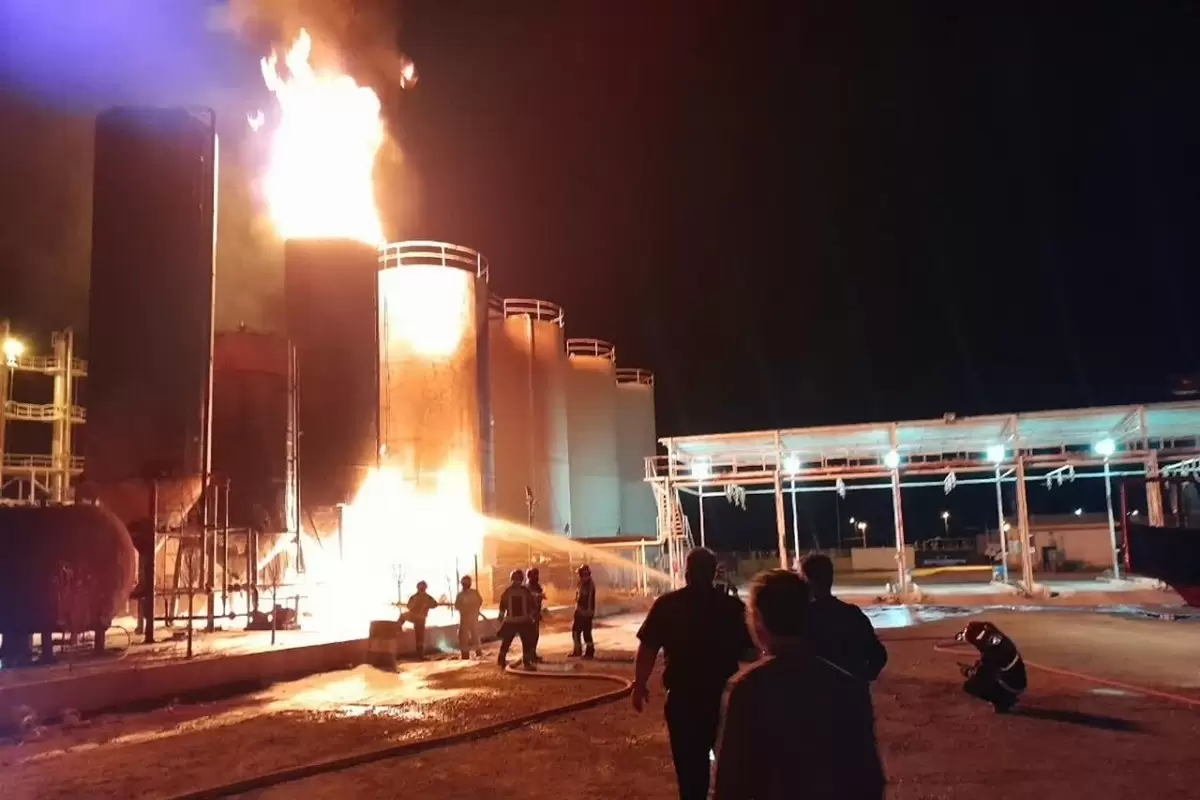 جزییات آتش‌سوزی مخازن واحد پالایش میعانات نفتی آشتیان