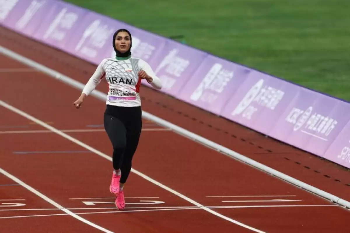 واکنش دختر ایرانی پس از ناکامی در راه مدال آسیایی