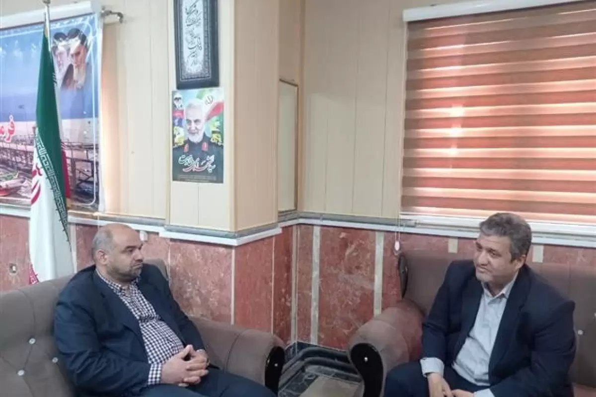 نشست مدیرکل استاندارد گلستان با فرماندار شهرستان ترکمن