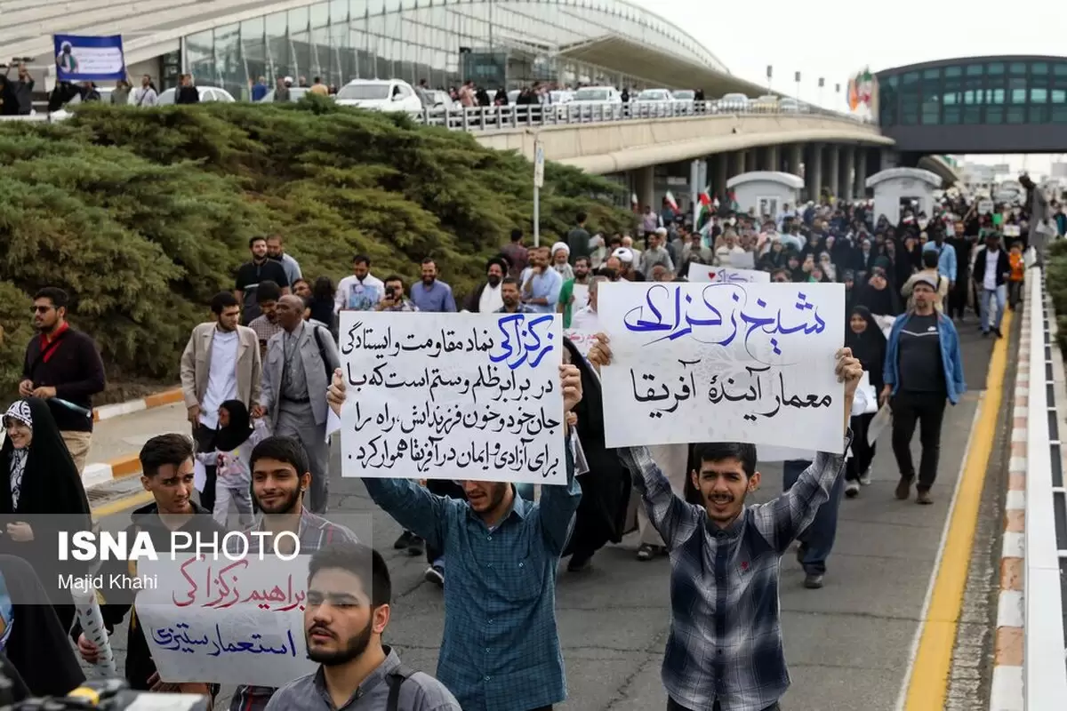 (تصاویر) استقبال مردمی از ورود شیخ زکزاکی رهبر شیعیان نیجریه به ایران