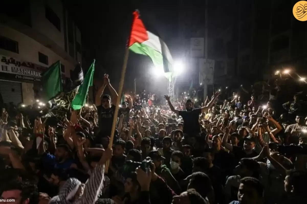 (ویدئو) تظاهرات شبانه اردنی‌ها در محکومیت جنایت اسرائیل