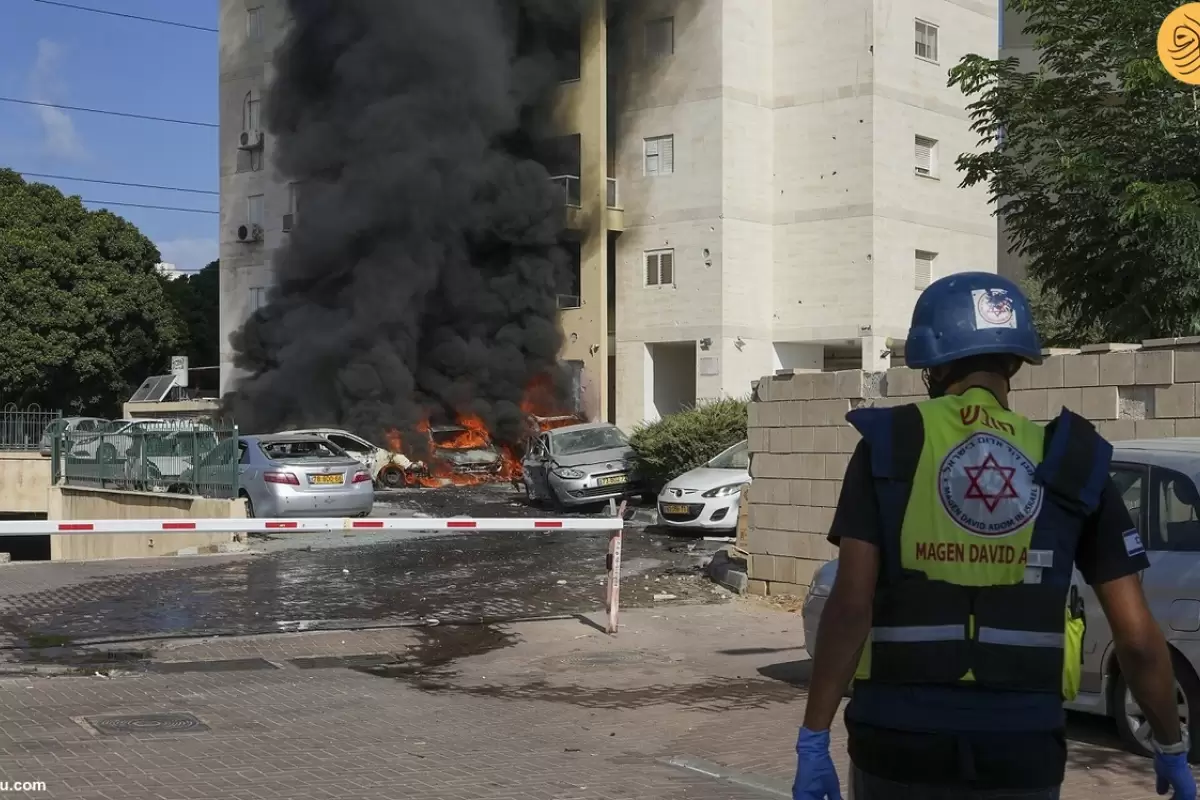 (ویدئو) حمله غافلگیرانه حماس به اسرائیل