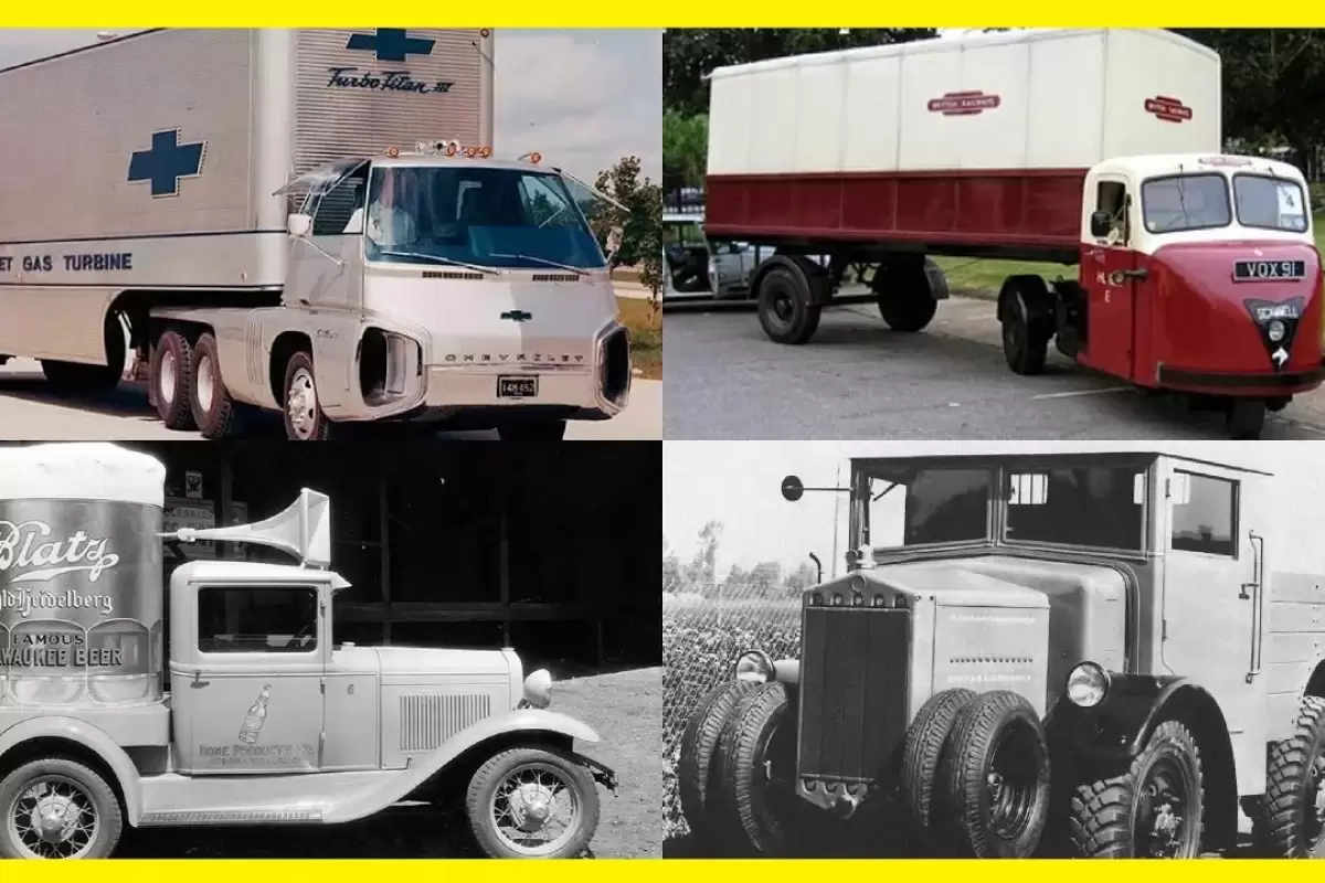 (ویدئو) عجیب ترین کامیون هایی که در طول 127 سال گذشته ساخته شدند!