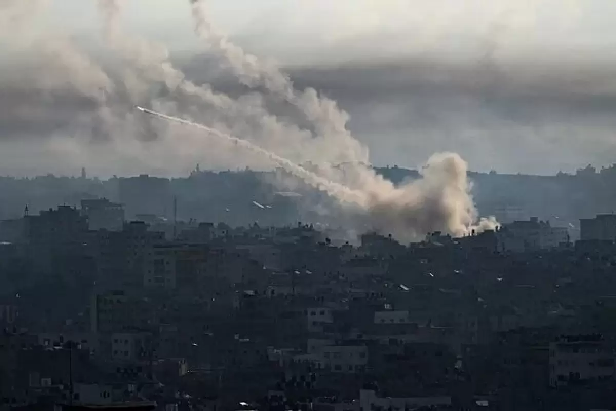 ببینید | ویدیوی جدید حماس از حمله موشکی غافلگیرکننده به اسرائیل