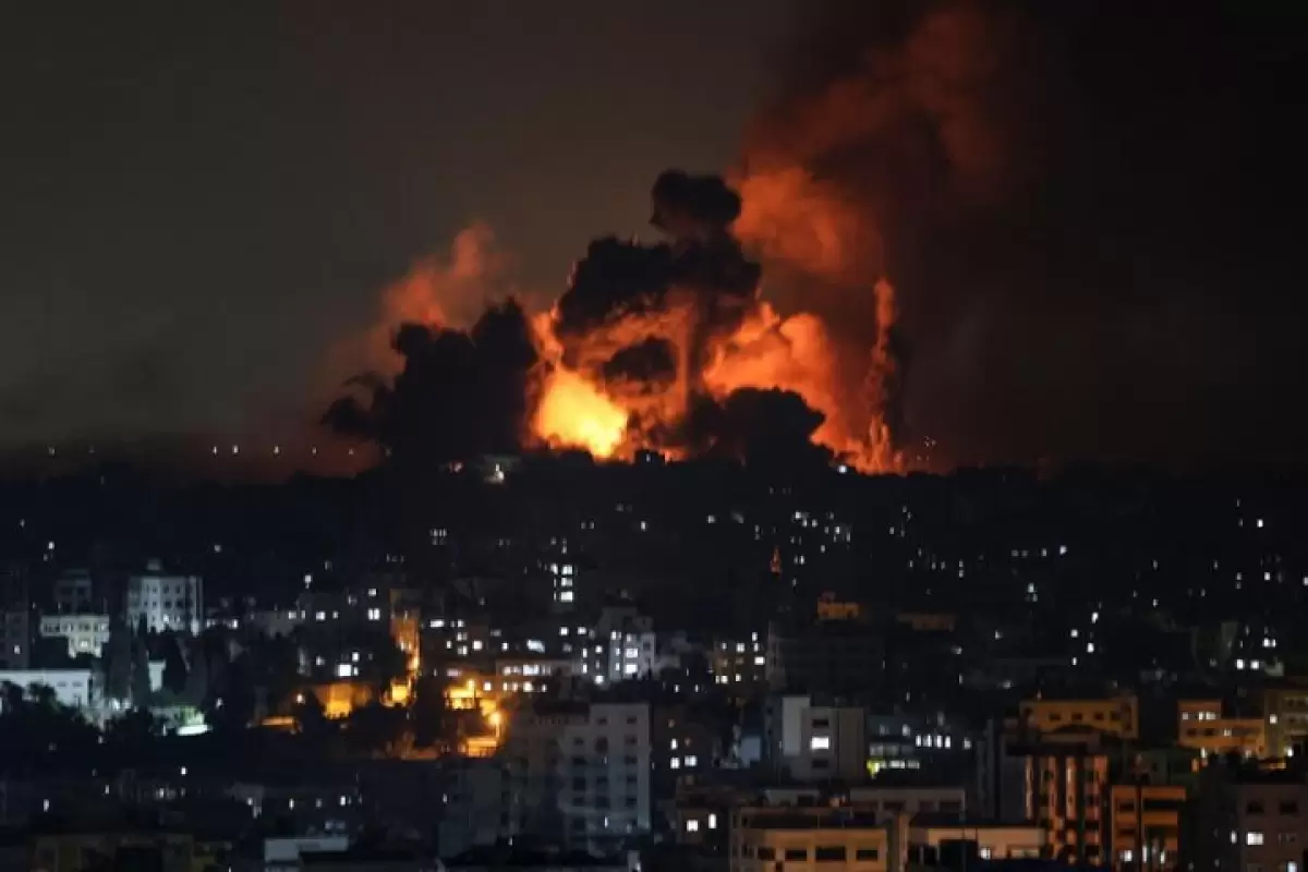 ببینید | اولین تصاویر از کشتار و بمباران بیمارستان المعدانی در نوار غزه