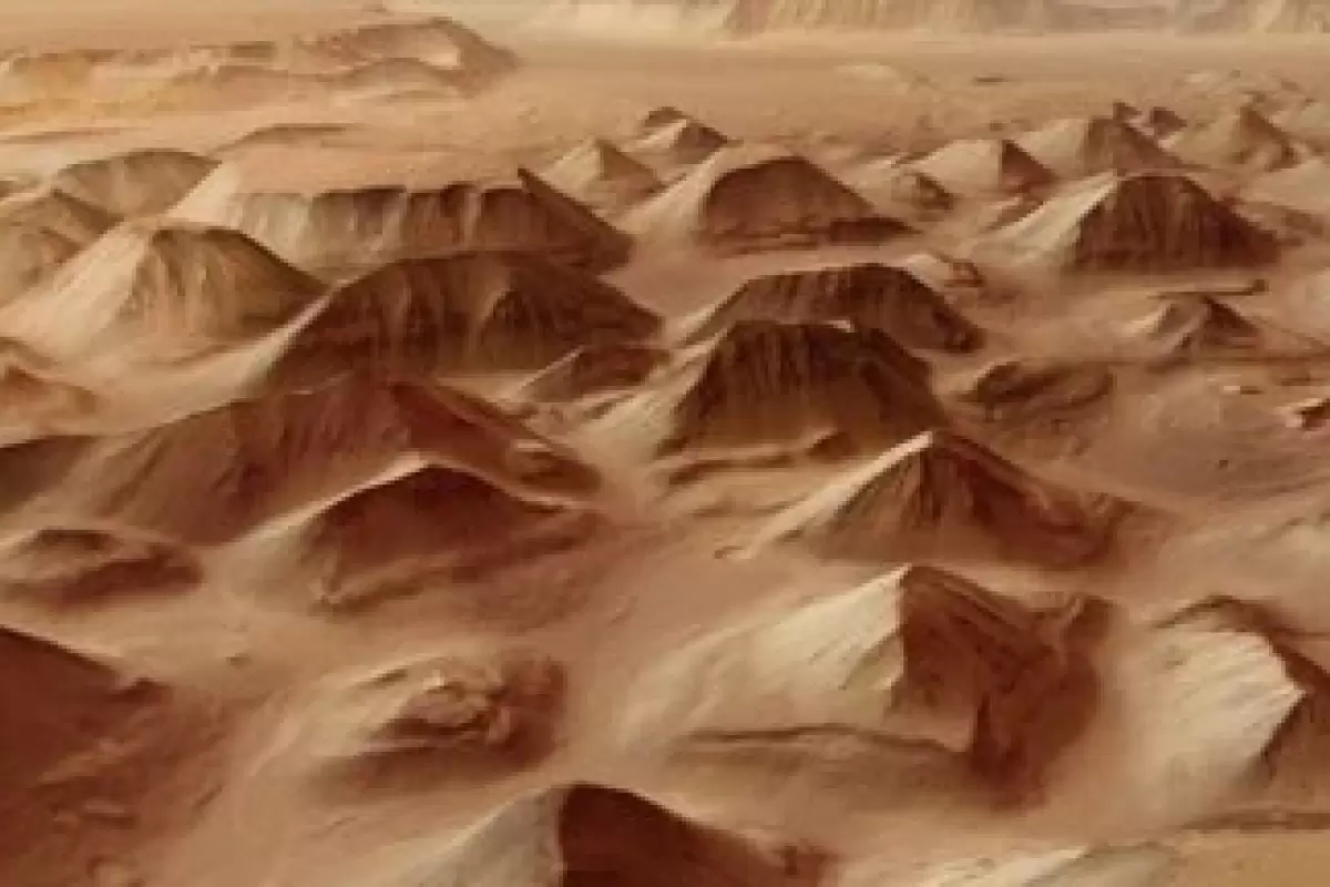 کشف یک دریاچه عجیب در سیاره مریخ