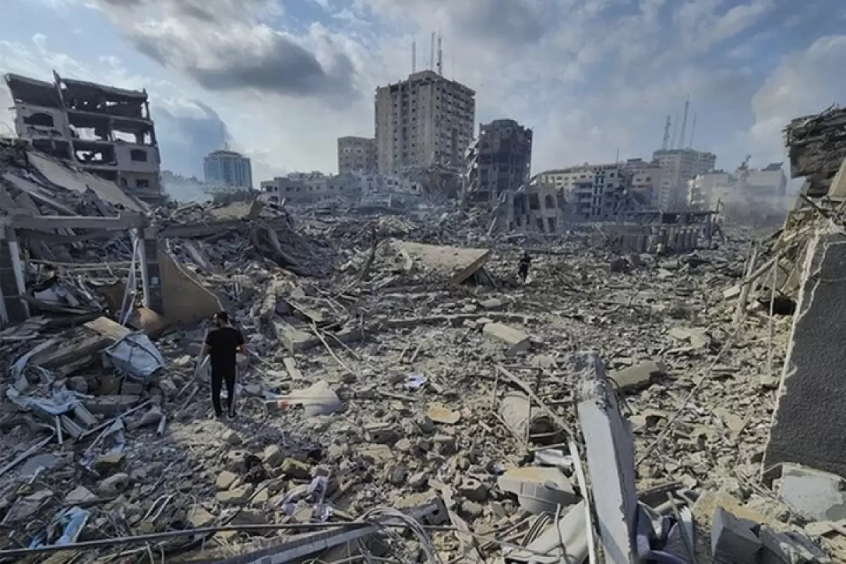 ببینید | تصاویری دردناک از حجم ویرانی‌های حمله هوایی امروز جنگنده‌های اسرائیل